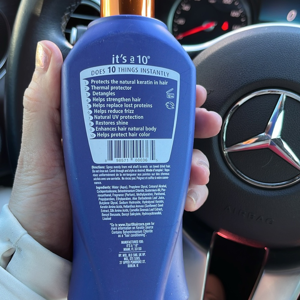 It’s a 10 Miracle Leave In Plus Keratin Leave In, Detangler, Thermal Protectant - Picture 7 of 7